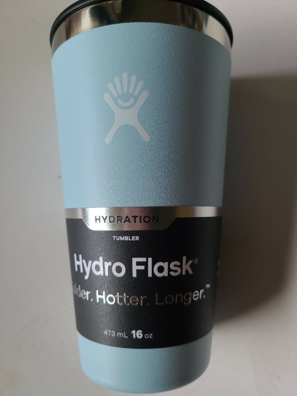 Hydro Flask 16 Oz All Around Tumbler Frost Blue Stainless Steel New